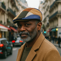 Velvet Patchwork Cap