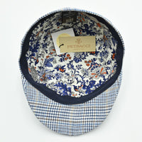 Prince Of Wales Hat blue on white background
