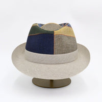 Multicolor Italian Patchwork Alpine Hat on white background