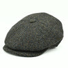 Multicolor Irish Newsboy Wool Hat on white background