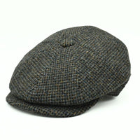 Multicolor Irish Newsboy Wool Hat on white background