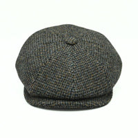 Multicolor Irish Newsboy Wool Hat on white background