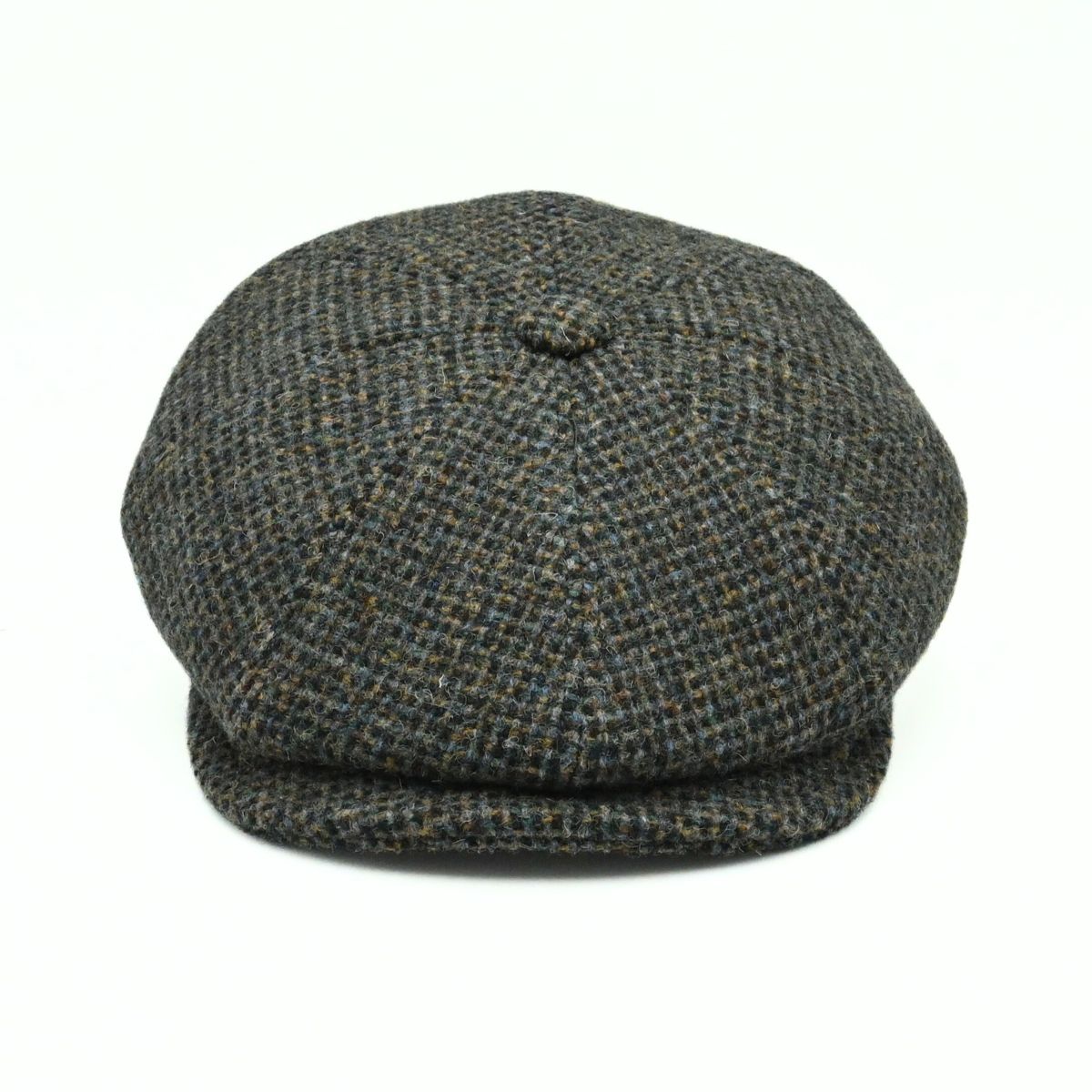 Multicolor Irish Newsboy Wool Hat on white background