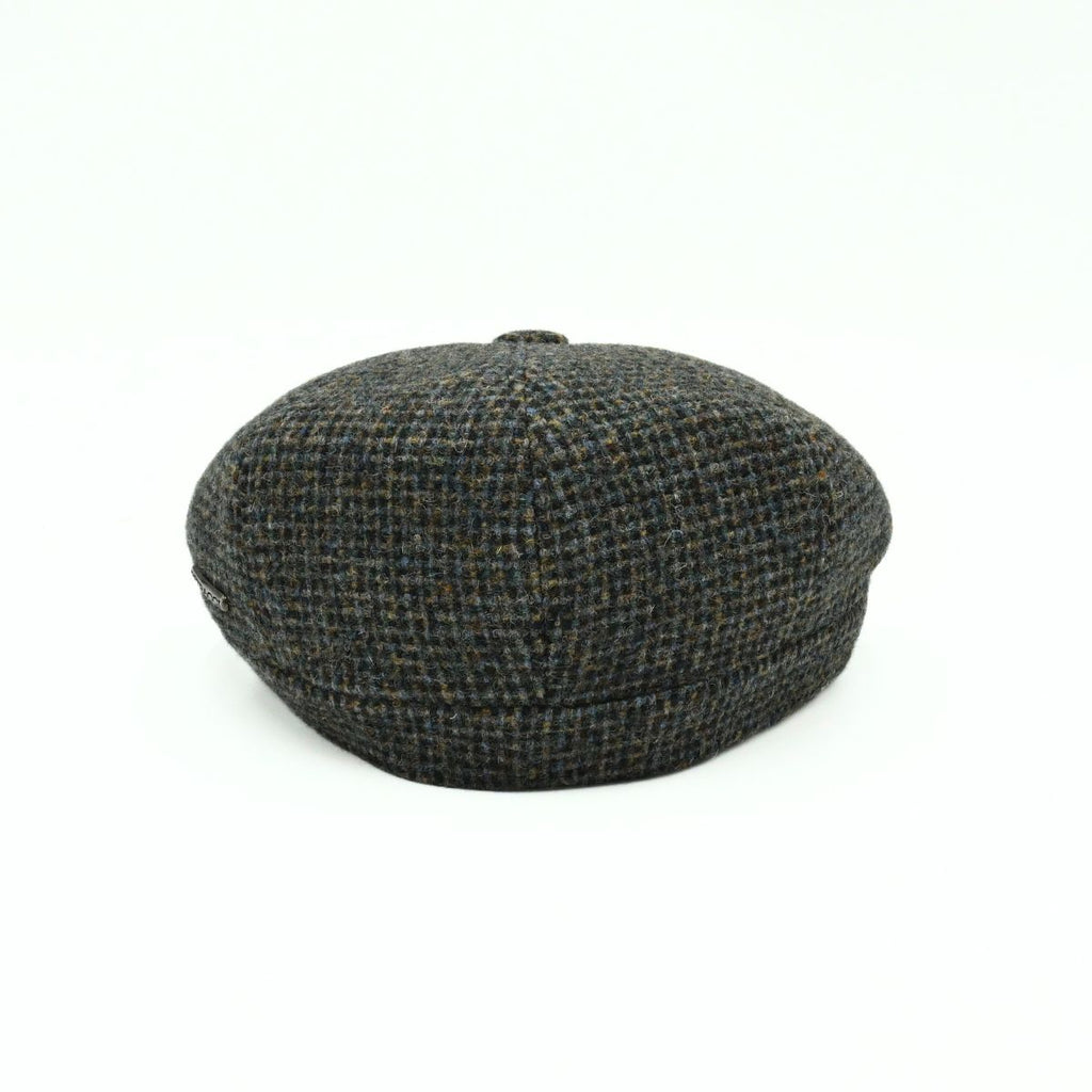 Multicolor Irish Newsboy Wool Hat on white background