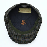 Multicolor Irish Newsboy Wool Hat on white background