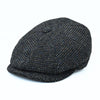Blue Irish Newsboy Wool Hat on white background