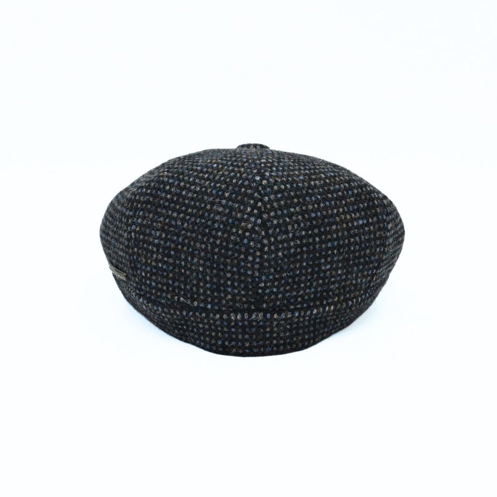 Blue Irish Newsboy Wool Hat on white background