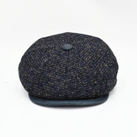 blue Torino Peaky Hat on white background