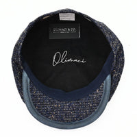 blue Torino Peaky Hat on white background