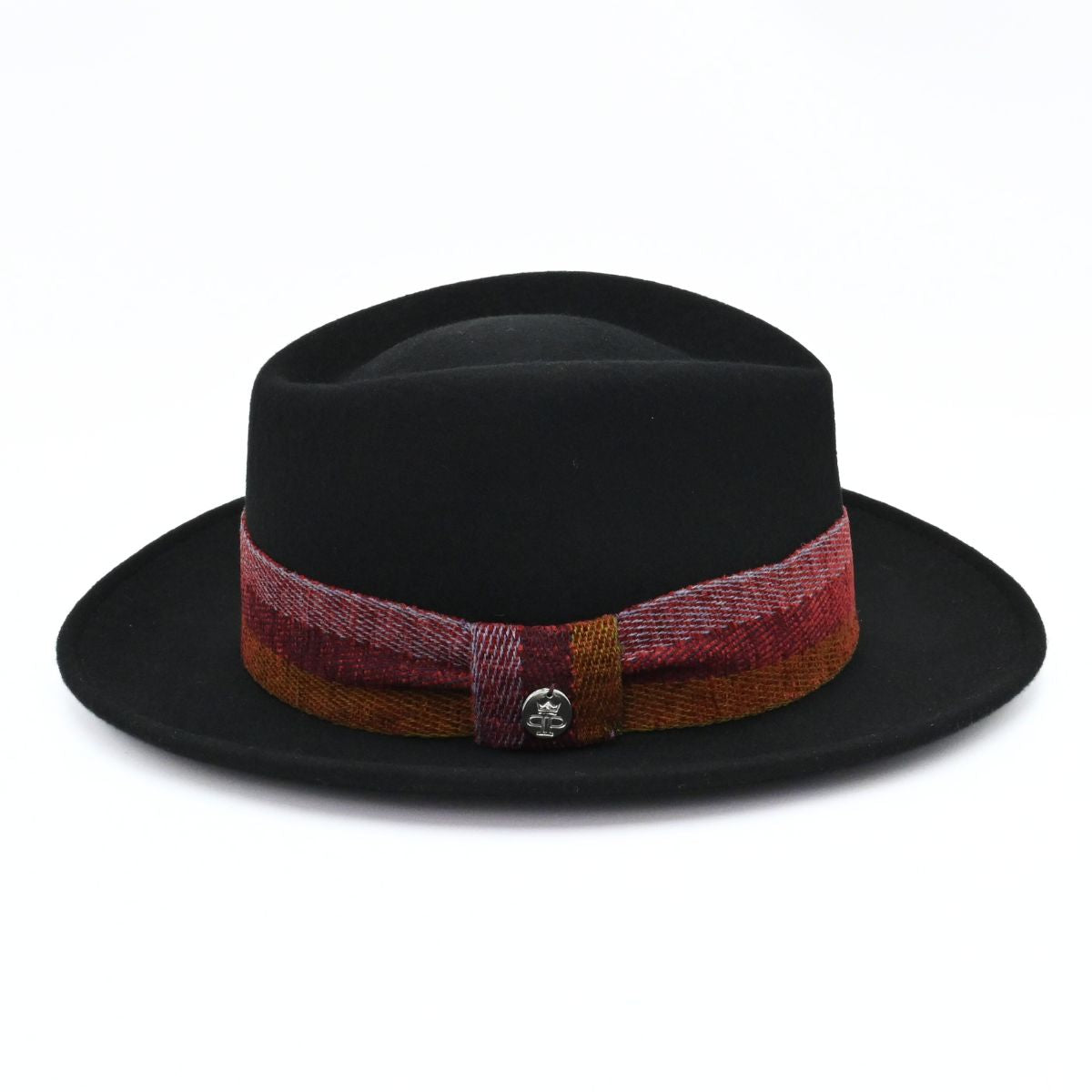 Black Indiana Women's Hat on white background