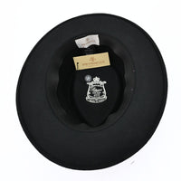 Black Indiana Women's Hat on white background