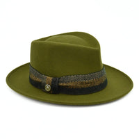 Green Indiana Women's Hat on white background