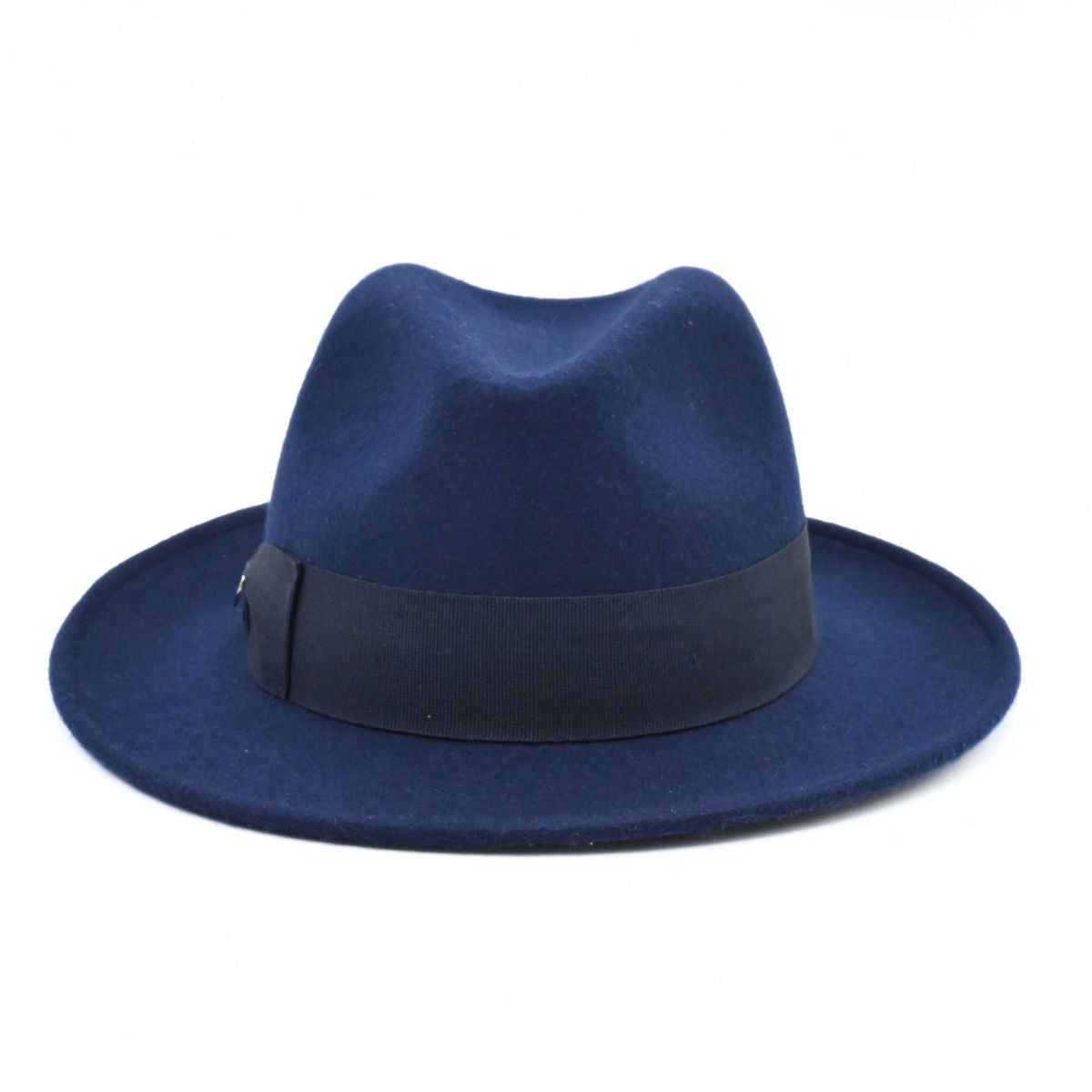 Navy Women's 1930's Wool Hat on white background