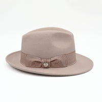 Blush Rose Women's 1930's Wool Hat on white background