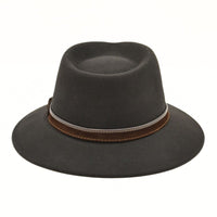 Brown Fedora Water-Resistant Hat on white background
