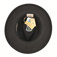 Brown Fedora Water-Resistant Hat on white background