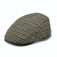 brown Pullover Pattern Cap on white background