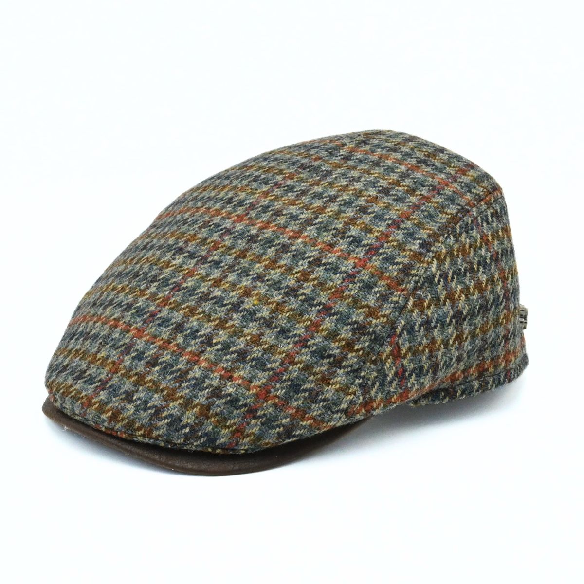brown Pullover Pattern Cap on white background