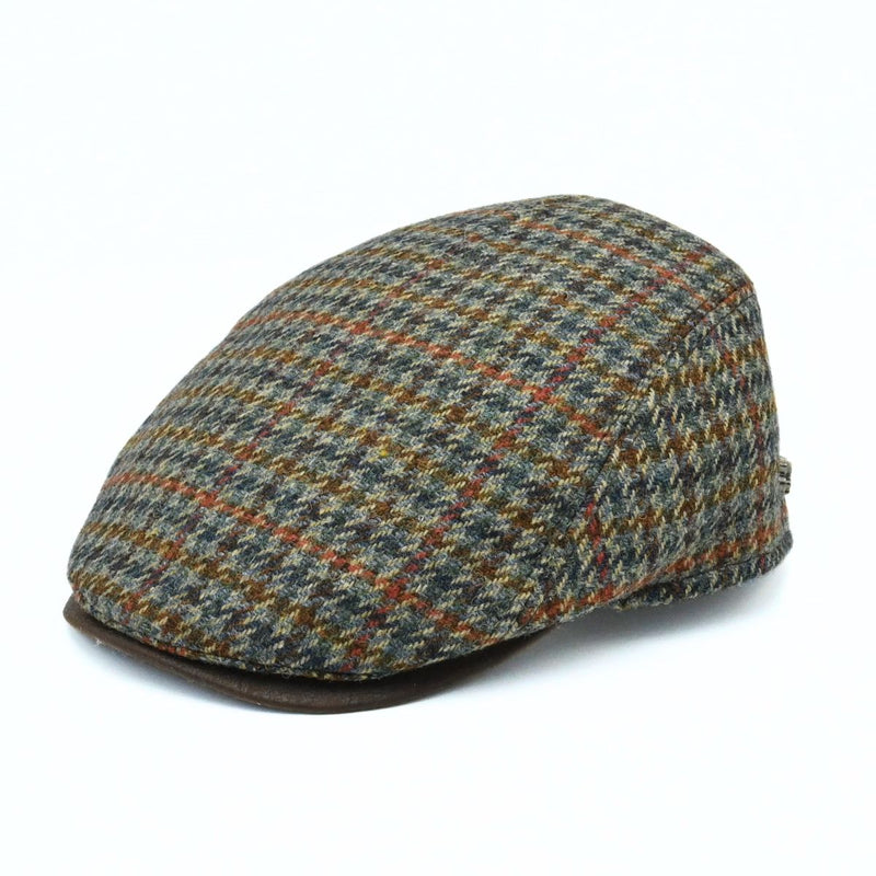 brown Pullover Pattern Cap on white background