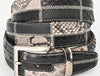 OLIMACI & CO. Python Patchwork Black Belt