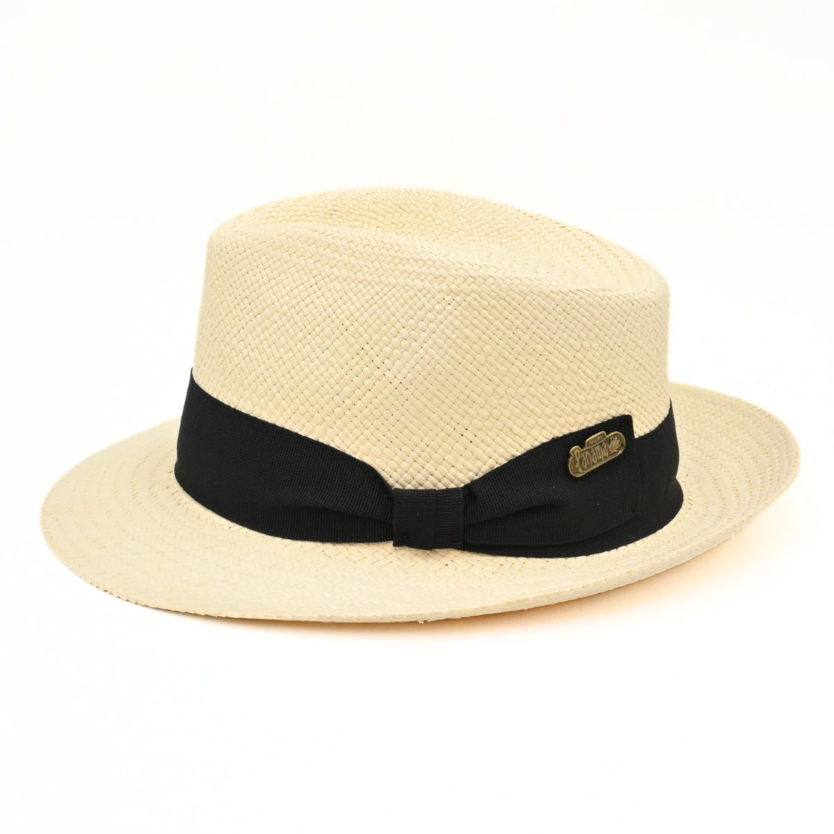 Cappello Fashion Ivory Panama Hat 1930's on white background