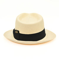 Cappello Fashion Ivory Panama Hat 1930's on white background
