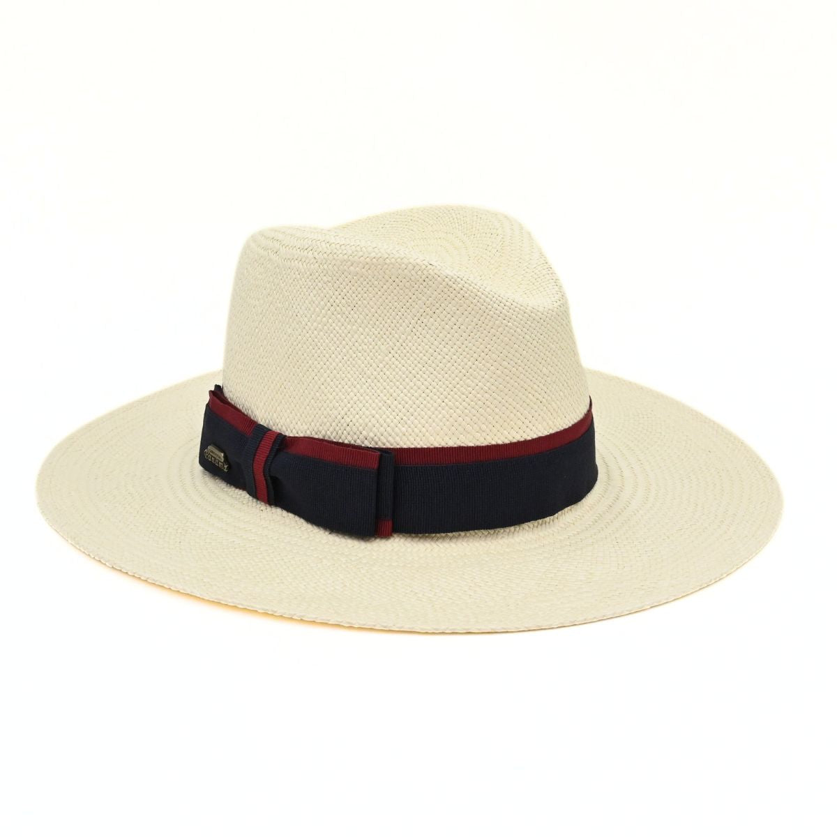 Women's Panama Hat Ivory on white background