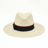 Women's Panama Hat Ivory on white background