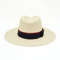 Women's Panama Hat Ivory on white background
