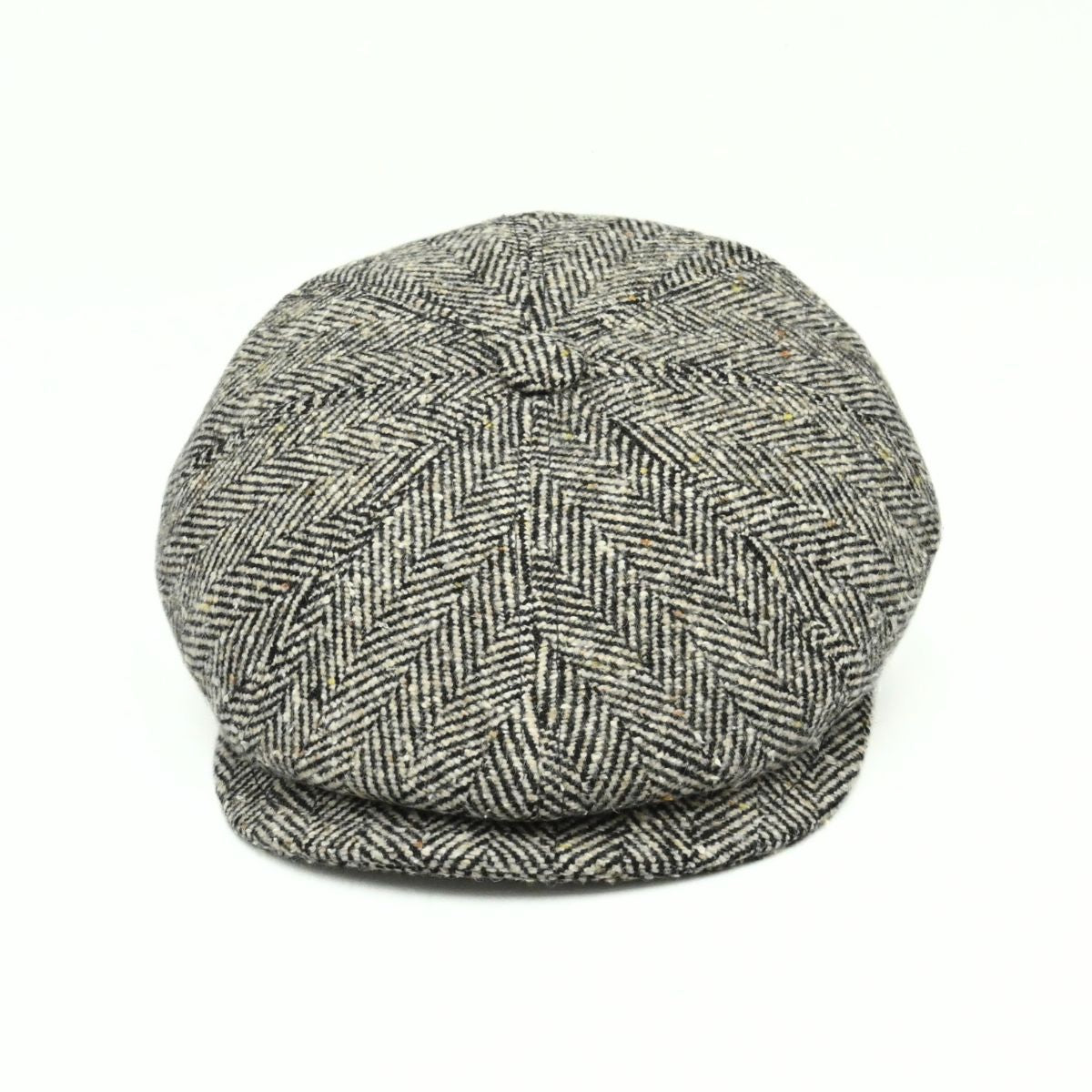 Ecru 8 panel Newsboy Fantasy Hat on white background