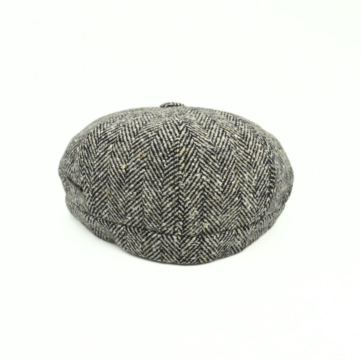 Ecru 8 panel Newsboy Fantasy Hat on white background