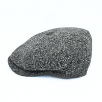 Grey 8 panel Irish Newsboy Fantasy Hat on white background