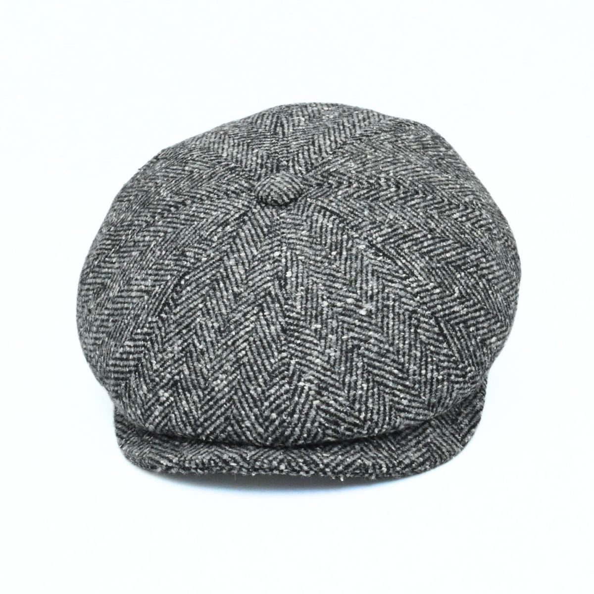Grey 8 panel Irish Newsboy Fantasy Hat on white background