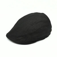 Black Sports Cap with Bands on white background