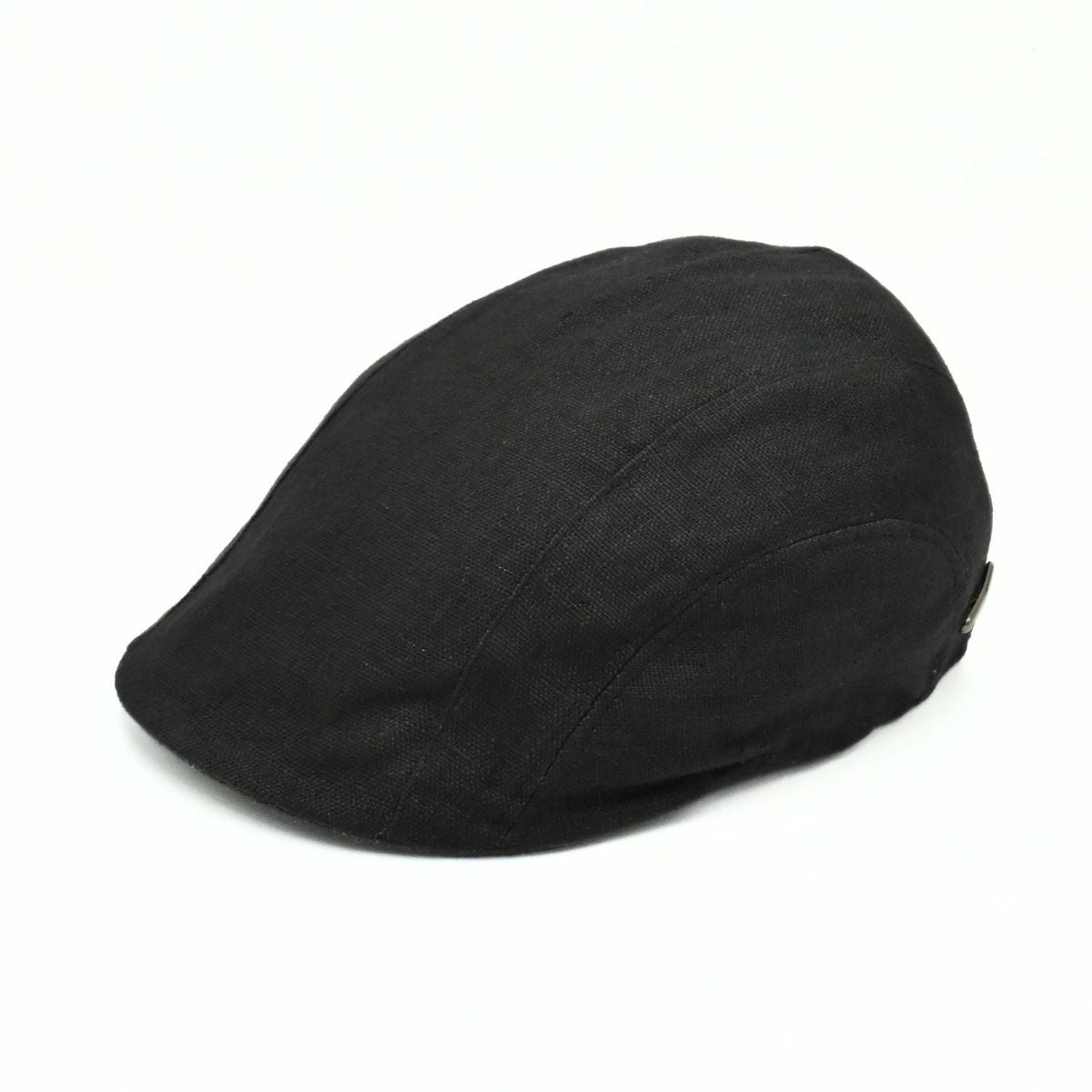 Black Sports Cap with Bands on white background