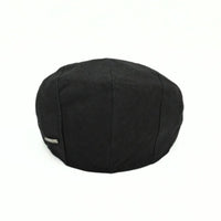 Black Sports Cap with Bands on white background