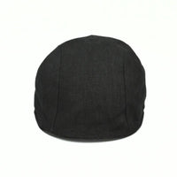 Black Sports Cap with Bands on white background