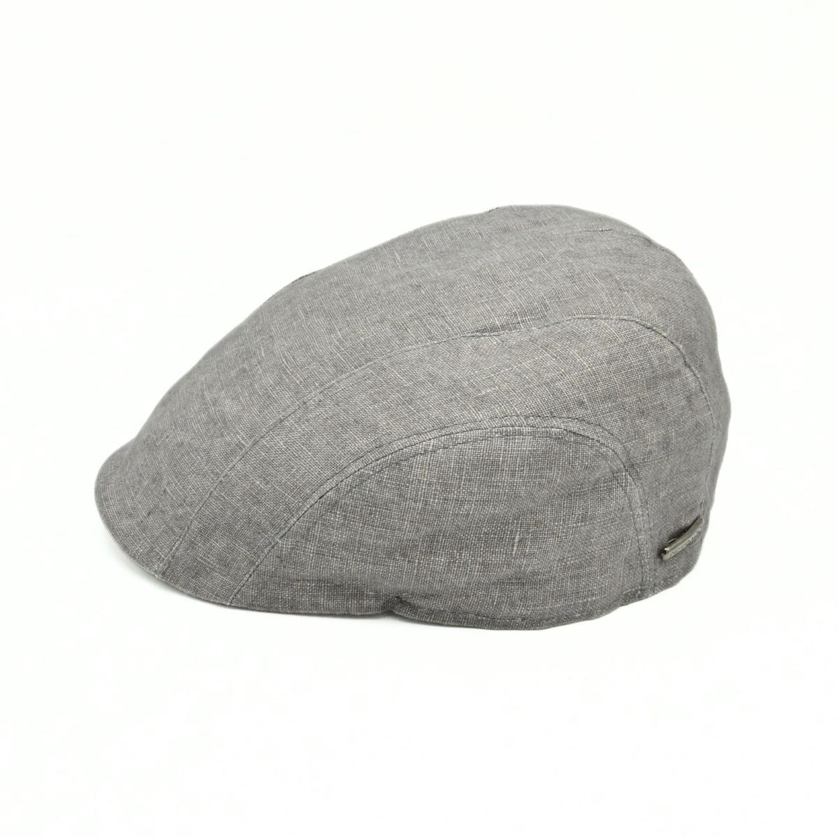 Grey Sports Cap with Bands on white background