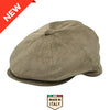 brown Arezzo Newsboy Hat front view