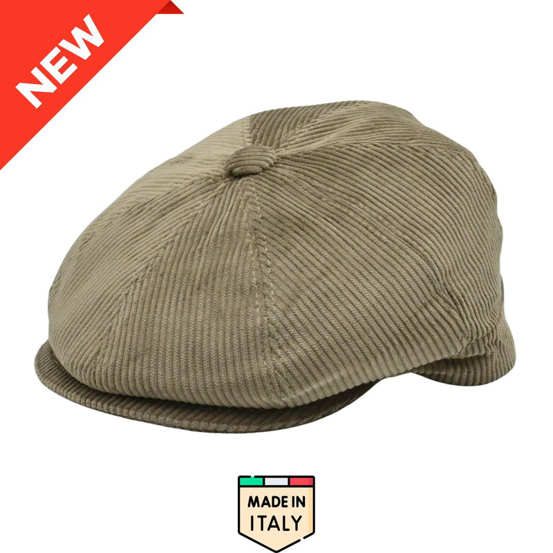 brown Arezzo Newsboy Hat front view