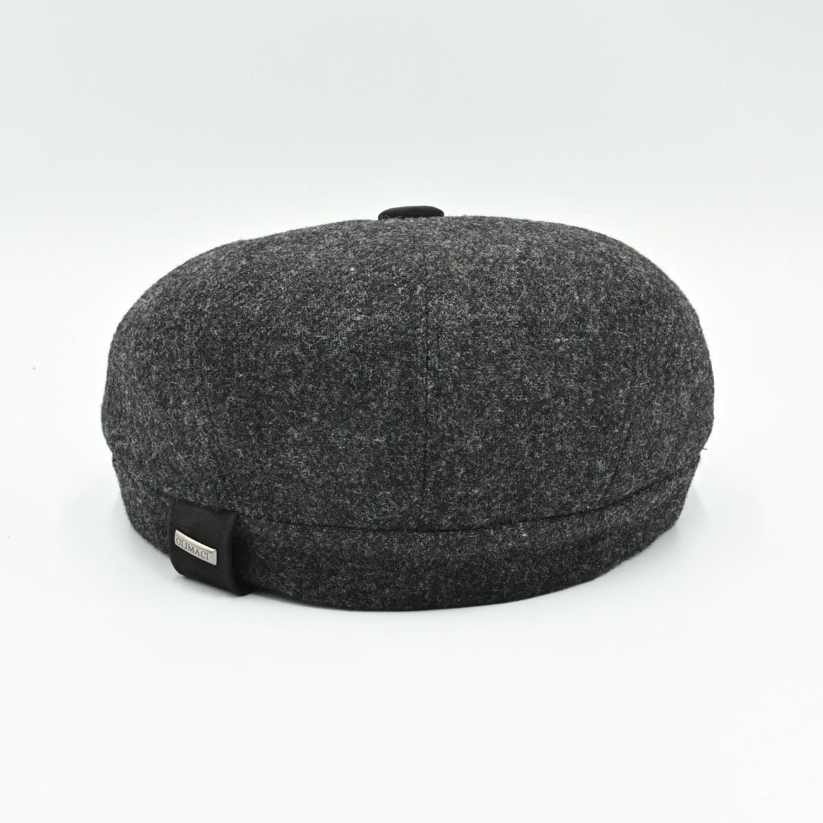 Shetland Wool & Leather Newsboy Cap – Norcia | Handmade in Italy