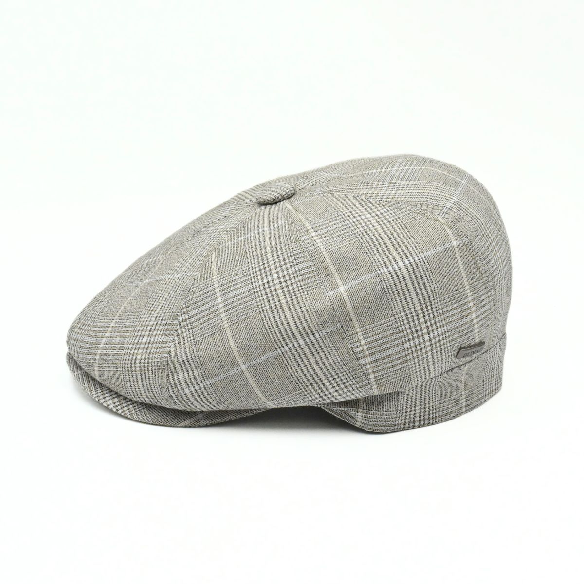 Alfredo Newsboy Hat – Italian 8 Panel Linen Summer Cap. Cappello