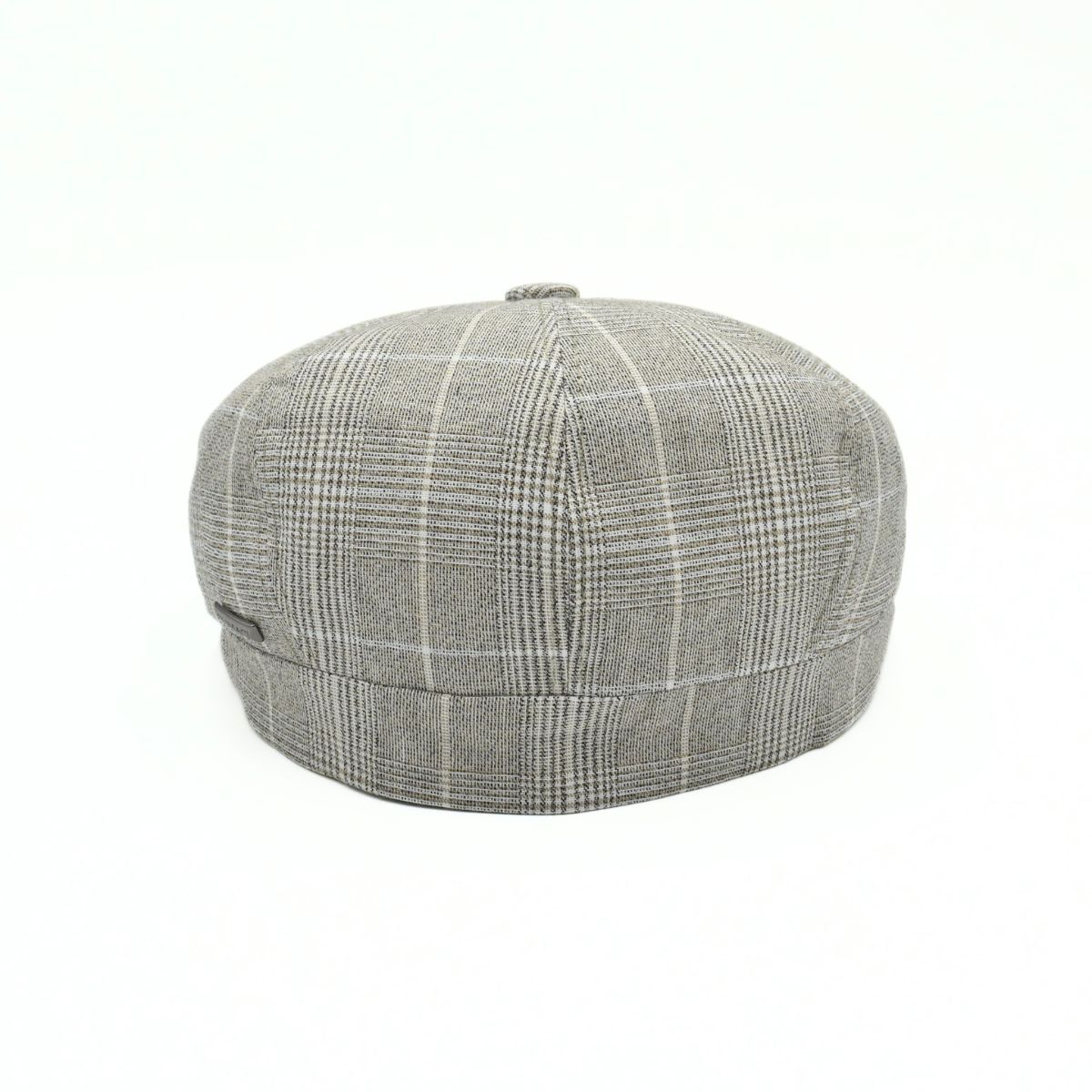 Beige Alfredo Newsboy Hat on white background