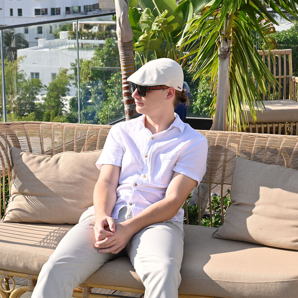 Soft Linen Sport Cap
